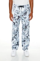 Abstract Print Mid-Rise Joggers