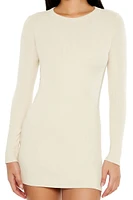 Long-Sleeve Bodycon Mini Dress