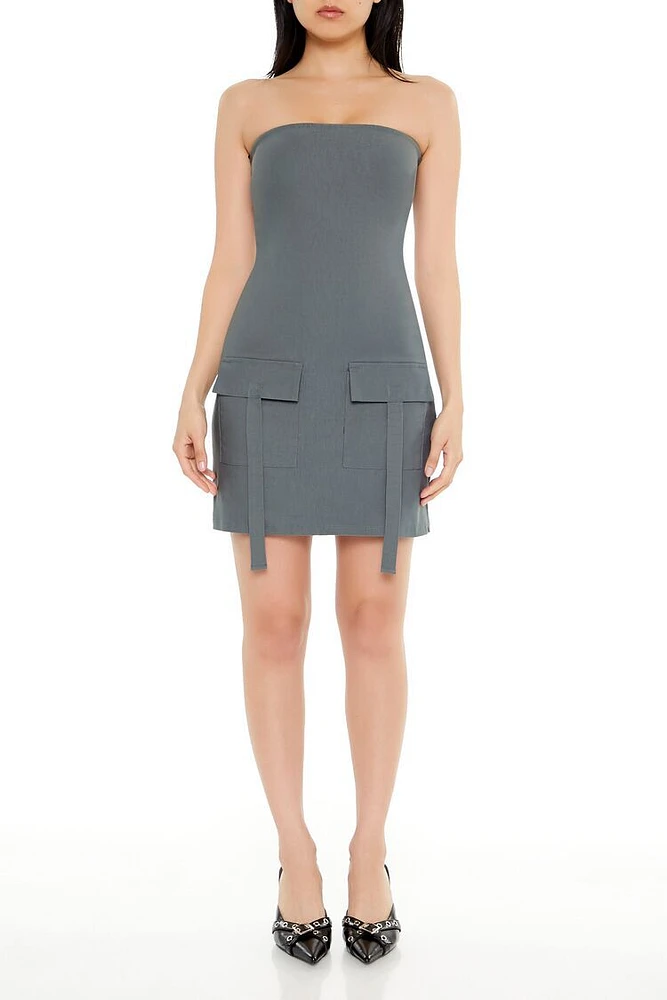 Cargo Tube Mini Dress