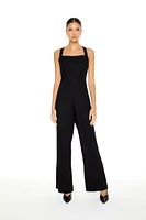 Crisscross Wide-Leg Jumpsuit