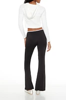 Tie-Waist Flare Leggings