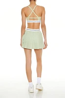 Active Pleated LA Mini Skirt