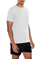 Cotton-Blend Crew Tee