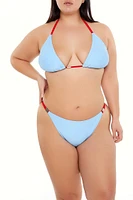 Plus Bar Triangle Bikini Top