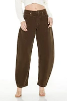 Corduroy Baggy Barrel Pants