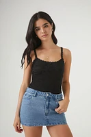 Rosette Lace Cami Bodysuit