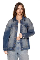 Stone Wash Denim Trucker Jacket