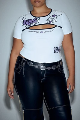 Plus Bratz Cutout Graphic Tee