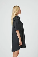 Poplin Mini Shirt Dress