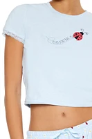 Ladybug Tee & Pants Pajama Set