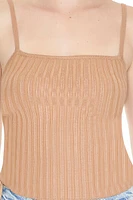 Ribbed Sweater-Knit Cami