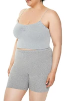 Plus Seamless Cropped Cami