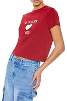 New York Heart You Baby Tee