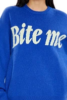 Bite Me Shark Graphic Sweater