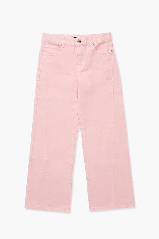 Girls Mid-Rise Wide-Leg Pants (Kids)