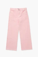 Girls Mid-Rise Wide-Leg Pants (Kids)
