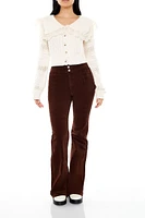 High-Rise Corduroy Flare Pants