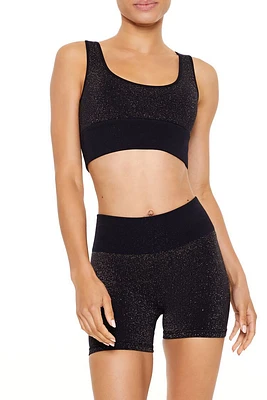 Active Seamless Glitter Sports Bra