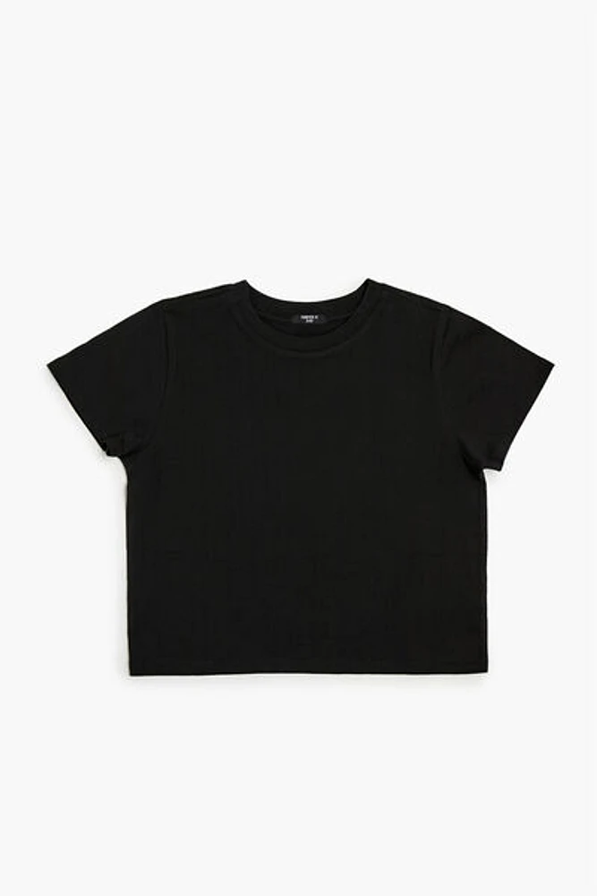 Girls Cotton Crew Tee (Kids
