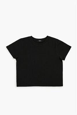 Girls Cotton Crew Tee (Kids