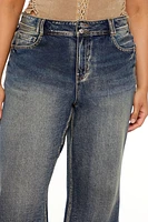 Plus High-Rise Flare Jeans