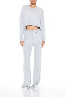 Cropped Dolman-Sleeve Pajama Top