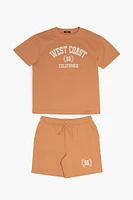 Kids West Coast Tee & Shorts Set (Girls + Boys)