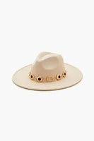 Faux Gem Chain-Trim Fedora