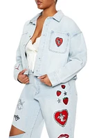 Plus Denim Cupid Jacket