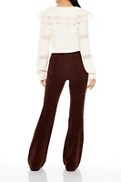 High-Rise Corduroy Flare Pants