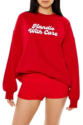 Handle With Care Graphic Pullover