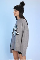 Angel Hello Kitty Drop-Sleeve Sweater