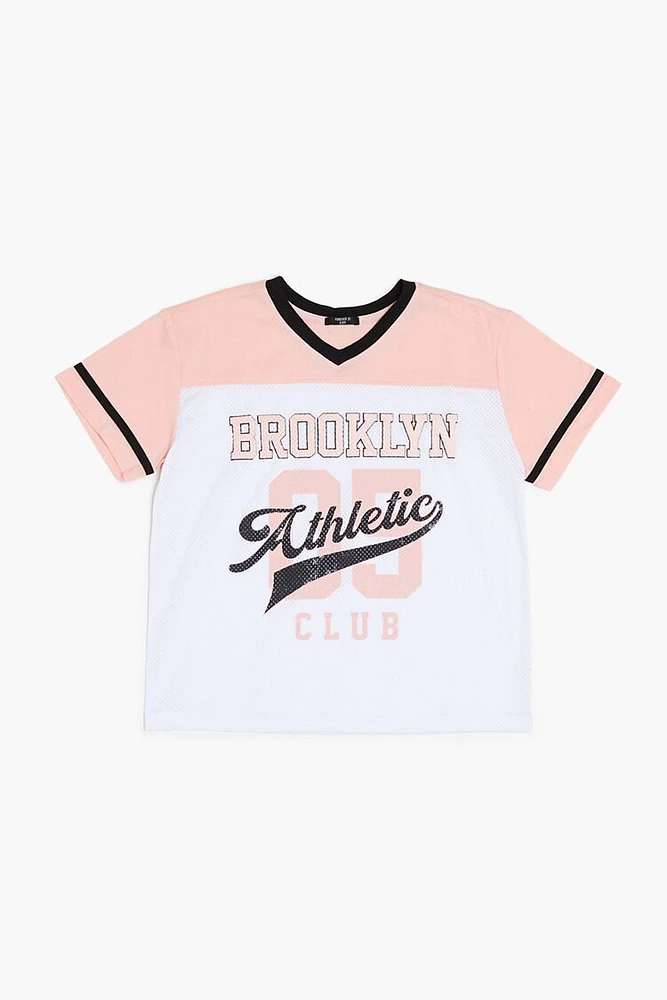 Girls Brooklyn Jersey Tee (Kids)