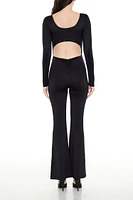 Contour Sculpt Flare Jumpsuit
