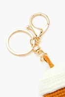 Crochet Coffee Cup Keychain