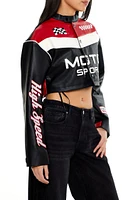 Moto Sport Cropped Jacket