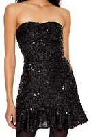 Sequin Sweetheart Mini Dress