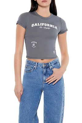 California Los Angeles Cropped Tee