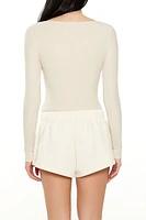 Ribbed Sweetheart Crop Top