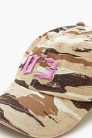 03 Embroidered Camo Baseball Cap