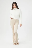 Fuzzy Knit Turtleneck Sweater