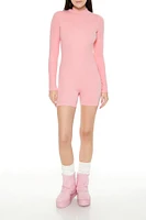 Seamless Mock Neck Romper