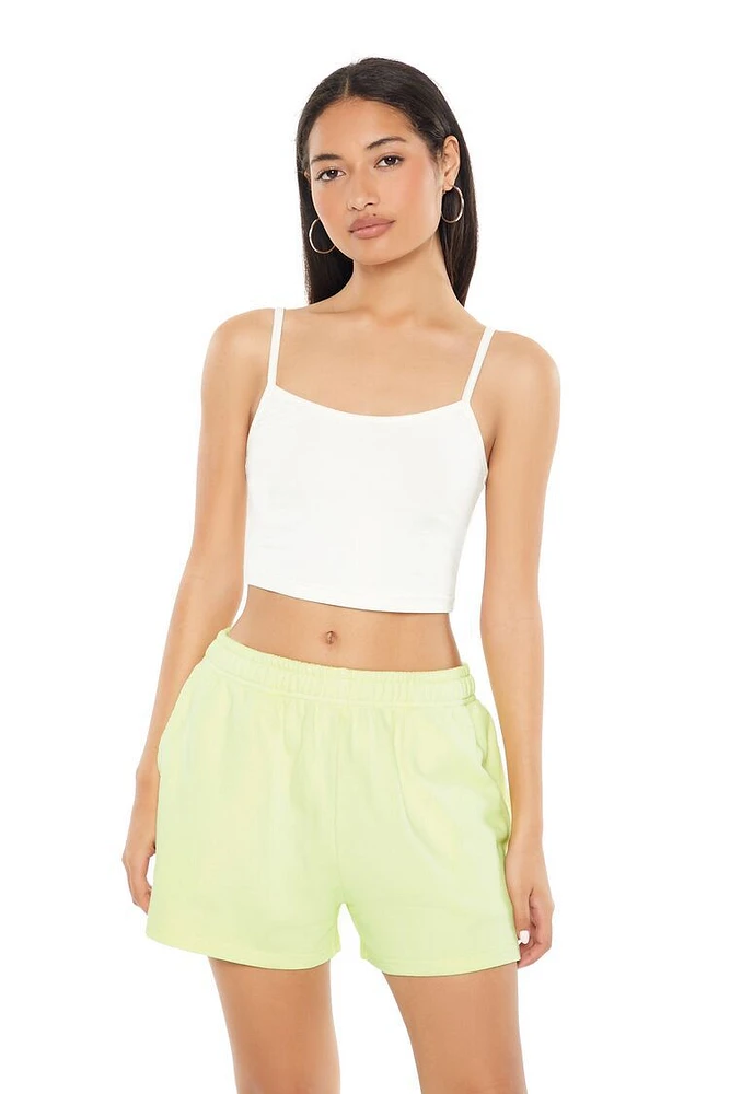 French Terry Mid-Rise Shorts