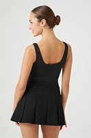 Bow Ricrac-Trim Bodysuit