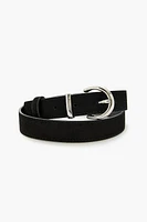 D-Ring Faux Leather Belt