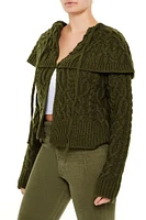 Foldover Cardigan Sweater