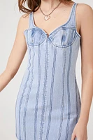 Bustier Denim Mini Dress