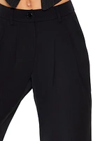 High-Rise Wide-Leg Trouser Pants