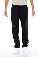 Mid-Rise Drawstring Cargo Joggers