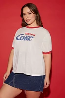 Plus Drink Coke Ringer Tee